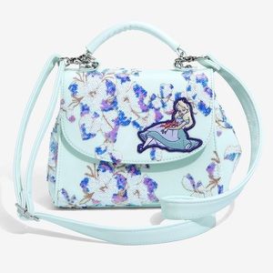 light blue with sequins